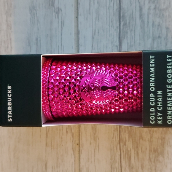 Starbucks Accessories - Starbucks keychain holiday pink
